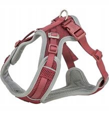 FlexMesh Premium postroj, široký střih, sangria Varianta: M: 58-80 cm/20 mm