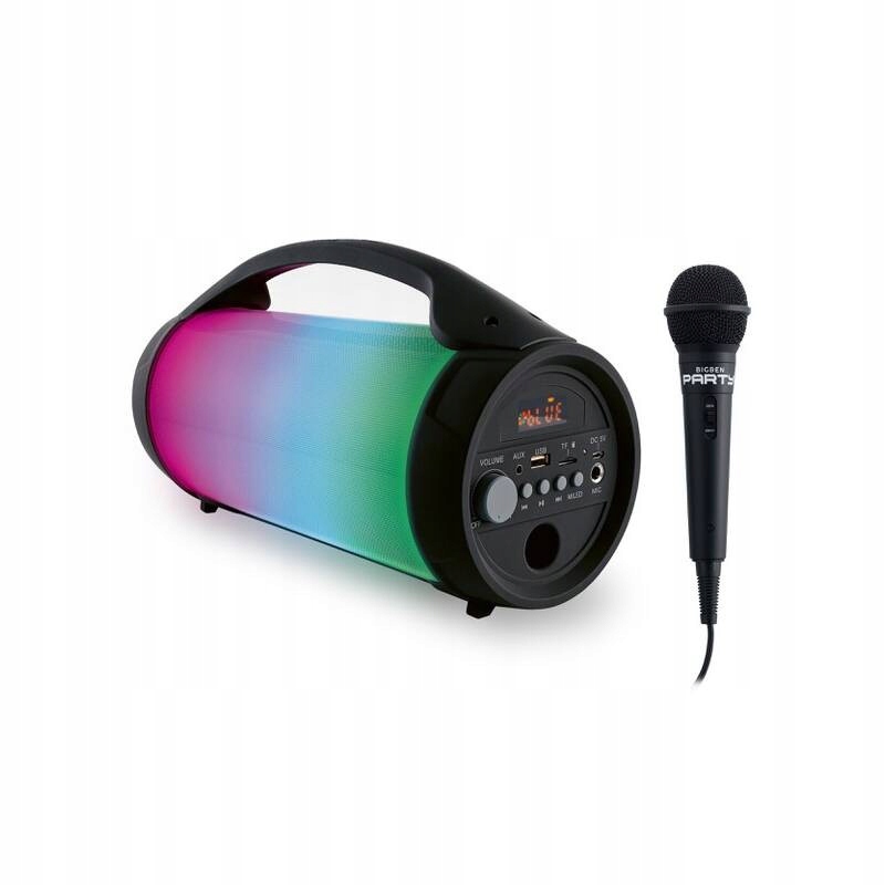 Přenosný reproduktor Bigben Partybtlite, Usb Aux Micro Sd, 50 W