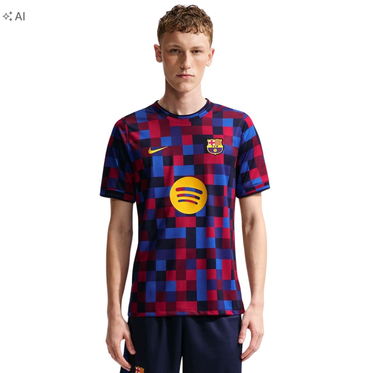 Koszulka Męska Nike Fc Barcelona Domowa Piłkarska Dri-FIT Kibica roz. M