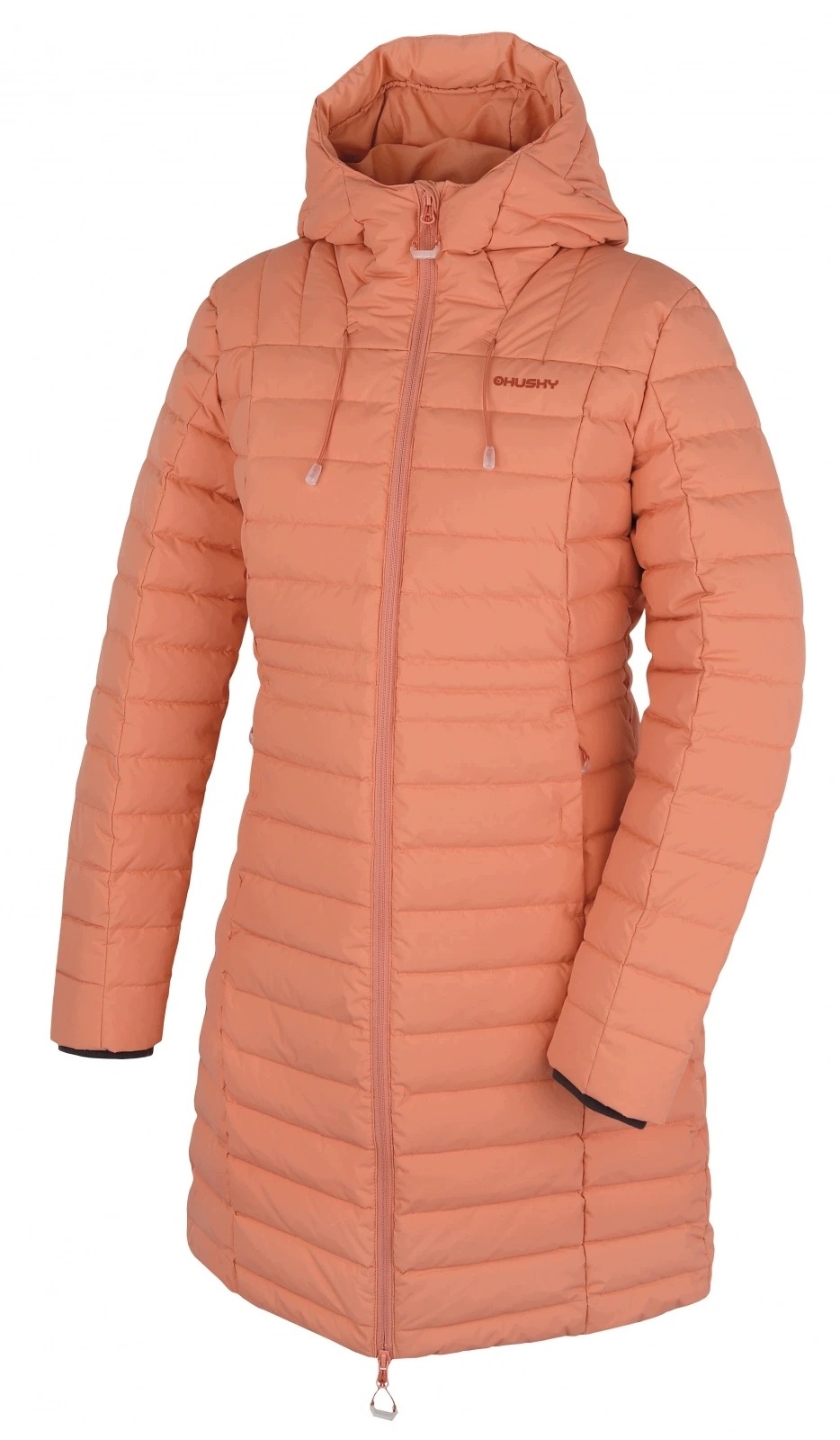 Husky Dámský péřový kabát Daili L faded orange Velikost: XXL
