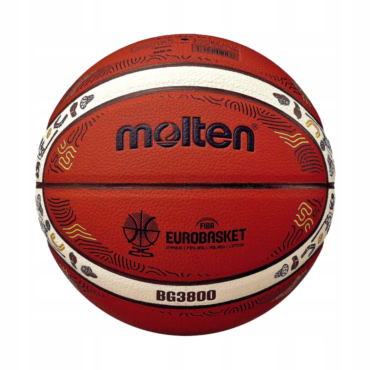 Piłka Koszykowa Molten Replika ME2025 Meczowa Fiba roz. 7
