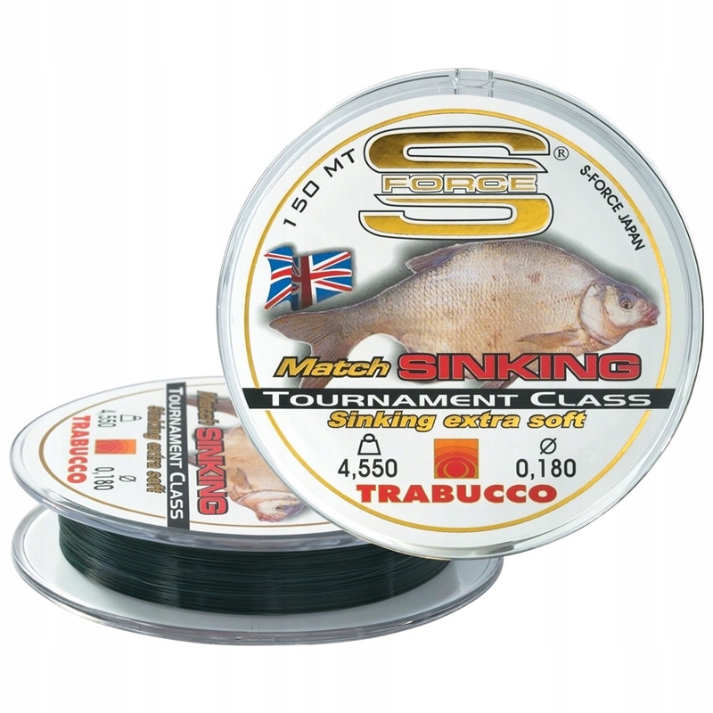 Trabucco S-Force Match Sinking 150m 0.18mm 4.55kg