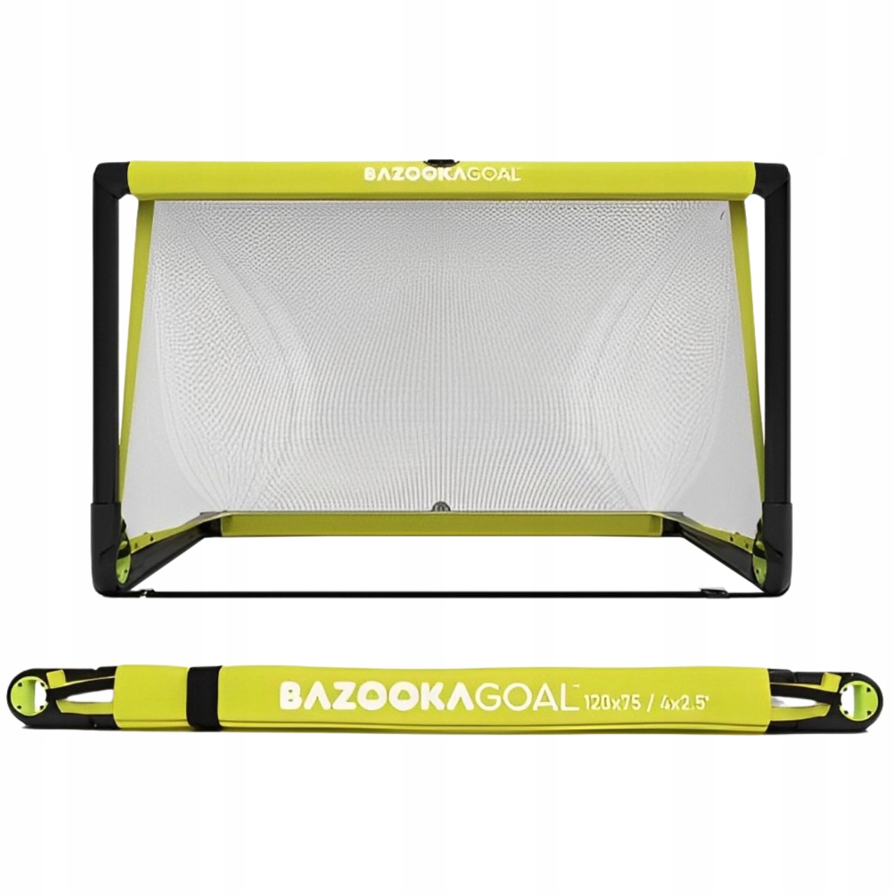Zahradní fotbalová branka Bazooka, tréninková, skládací, se sítí, odolná