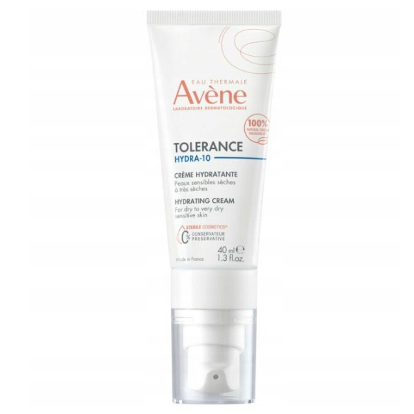 Avene Tolerance Hydra 10 Krem mocno nawilżający do skóry wrażliwej 40ml