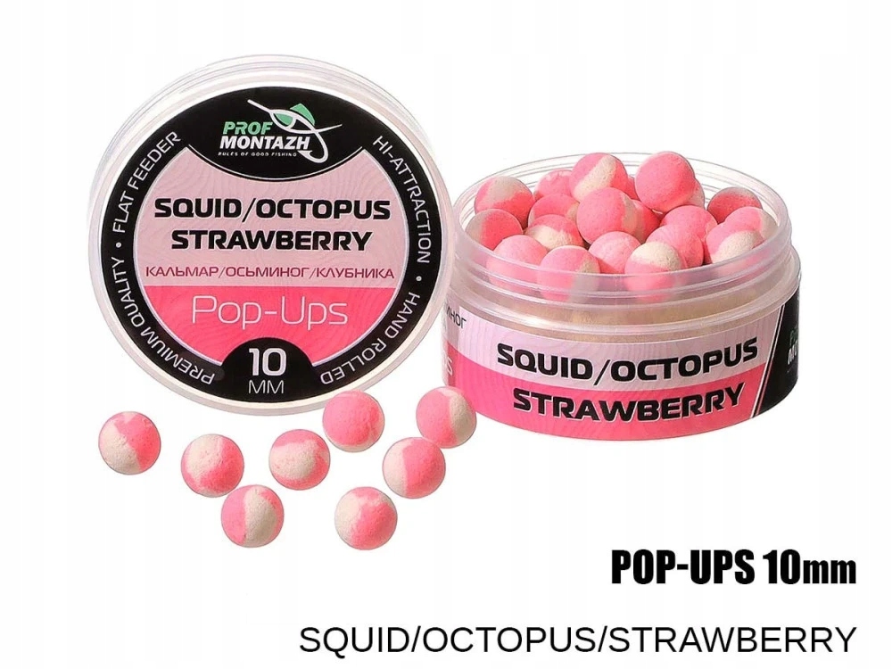 Plovoucí Boilie Pop-Up 10 mm Squid/Octopus/Strawberry