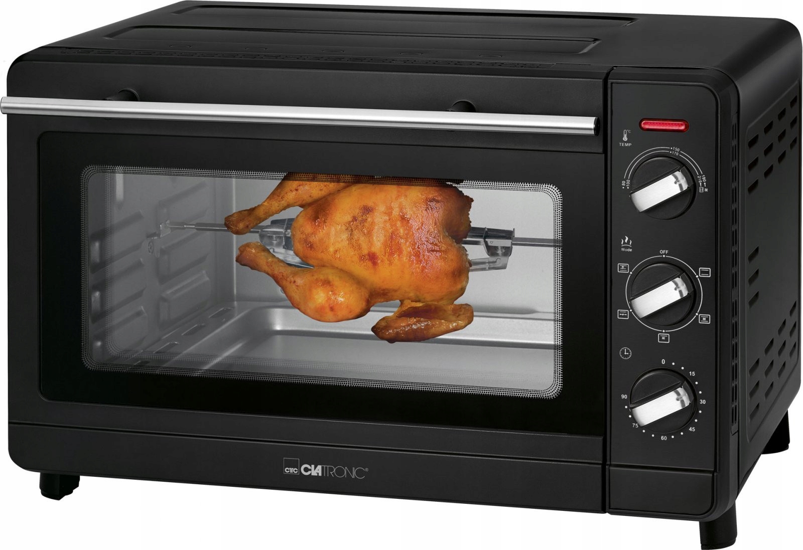 Mini trouba Clatronic Mbg 3728, 1500 W, 30 l, černá