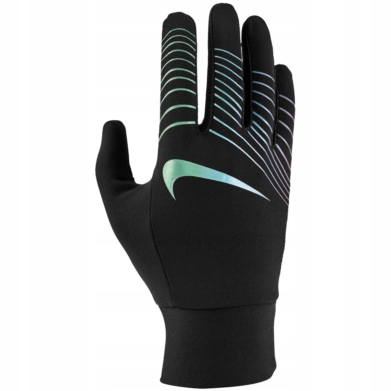 Rukavice na běhání Nike Sportovní termické na chladné dny, černé, velikost L