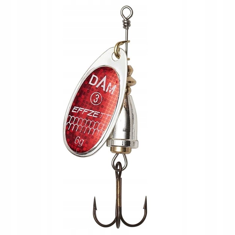 Dam Effzett Executor Spinner Reflex Red, #4 8g