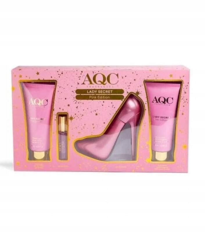 Aquarius Cosmetic Lady Secret Pink Edt 100 ml/15 ml Sg 120 ml Tm 120 ml