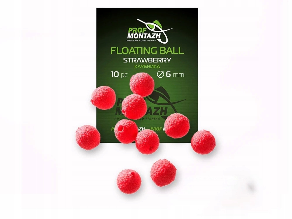 Plovoucí kulička Strawberry 8mm
