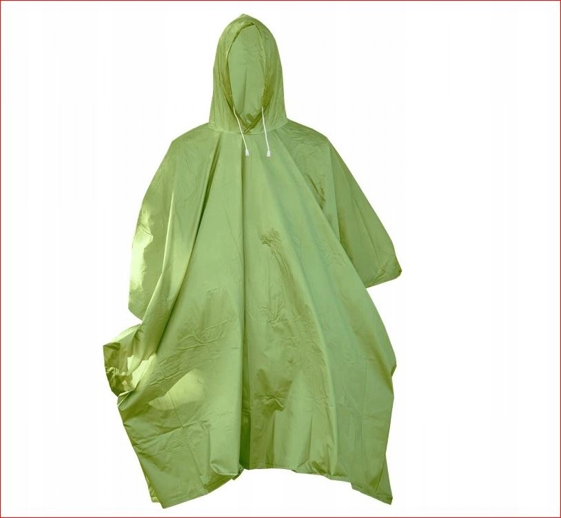 Ponczo Yate Pvc zielone