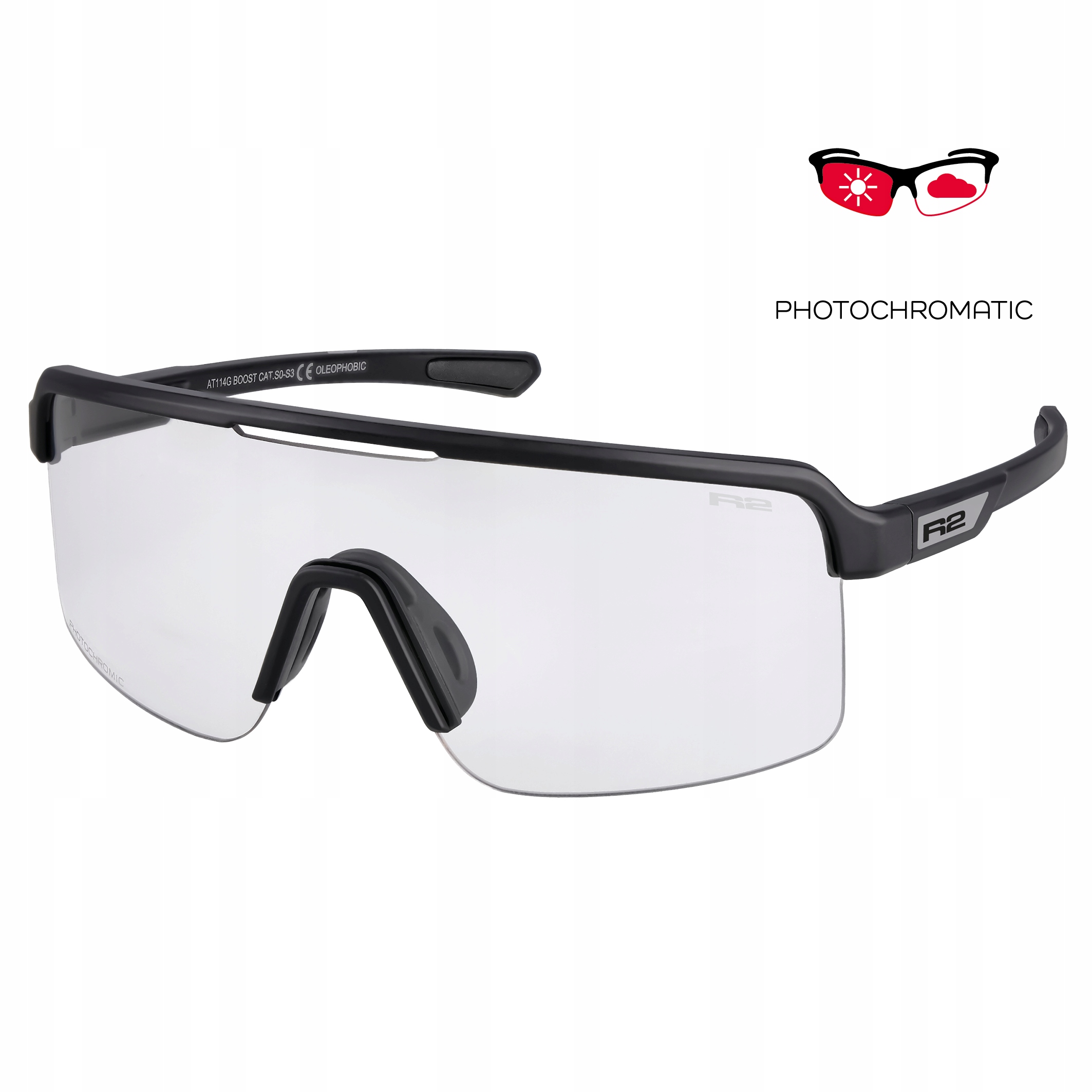 R2 Fotochromatické Sportovní Sluneční Brýle Boost At114g