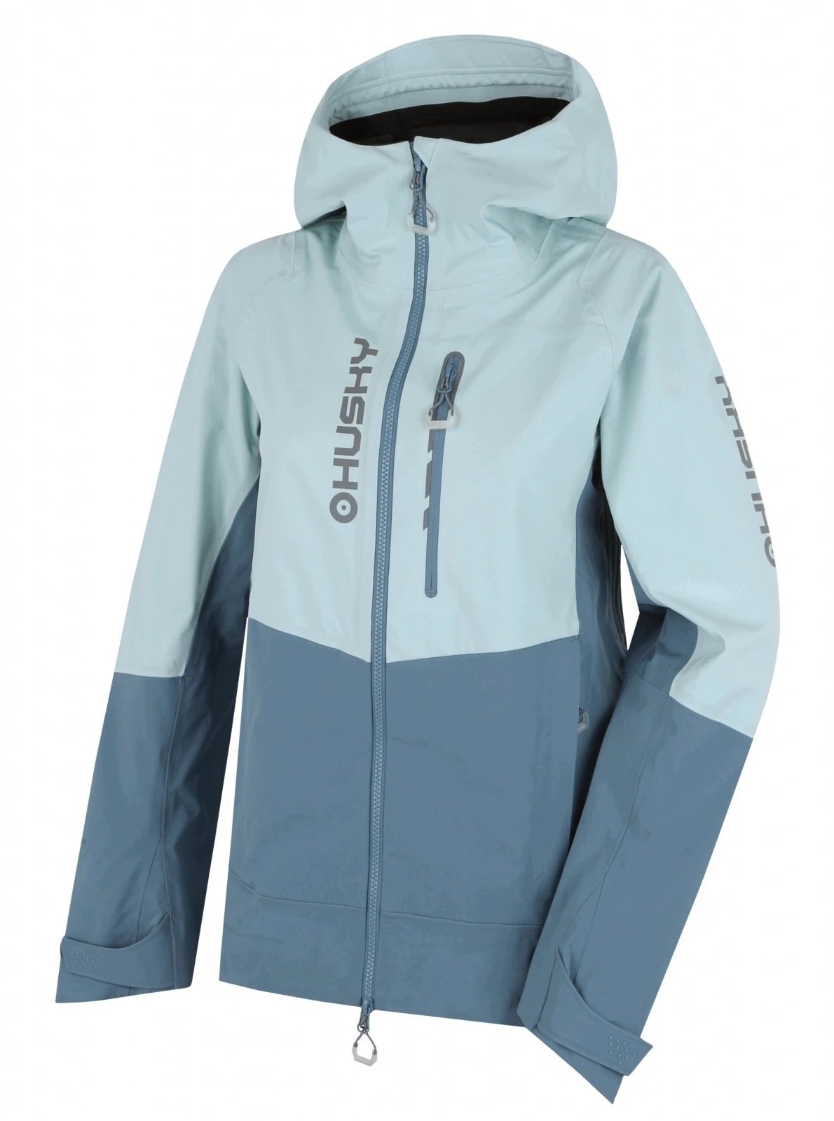 Husky Dámská hardshell bunda Nicco L mint/turquoise Velikost: S