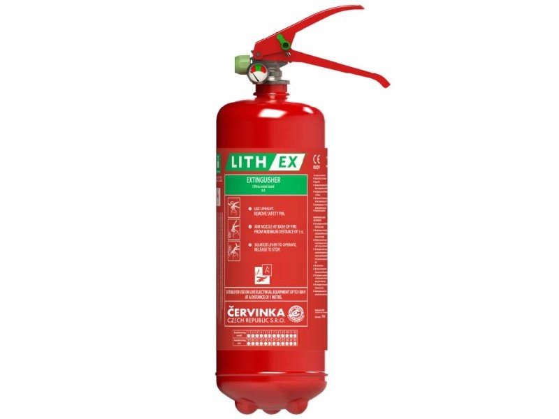 Hasiaci prístroj 2 l Lith Ex Aerosól, Cz výroba, Červinka