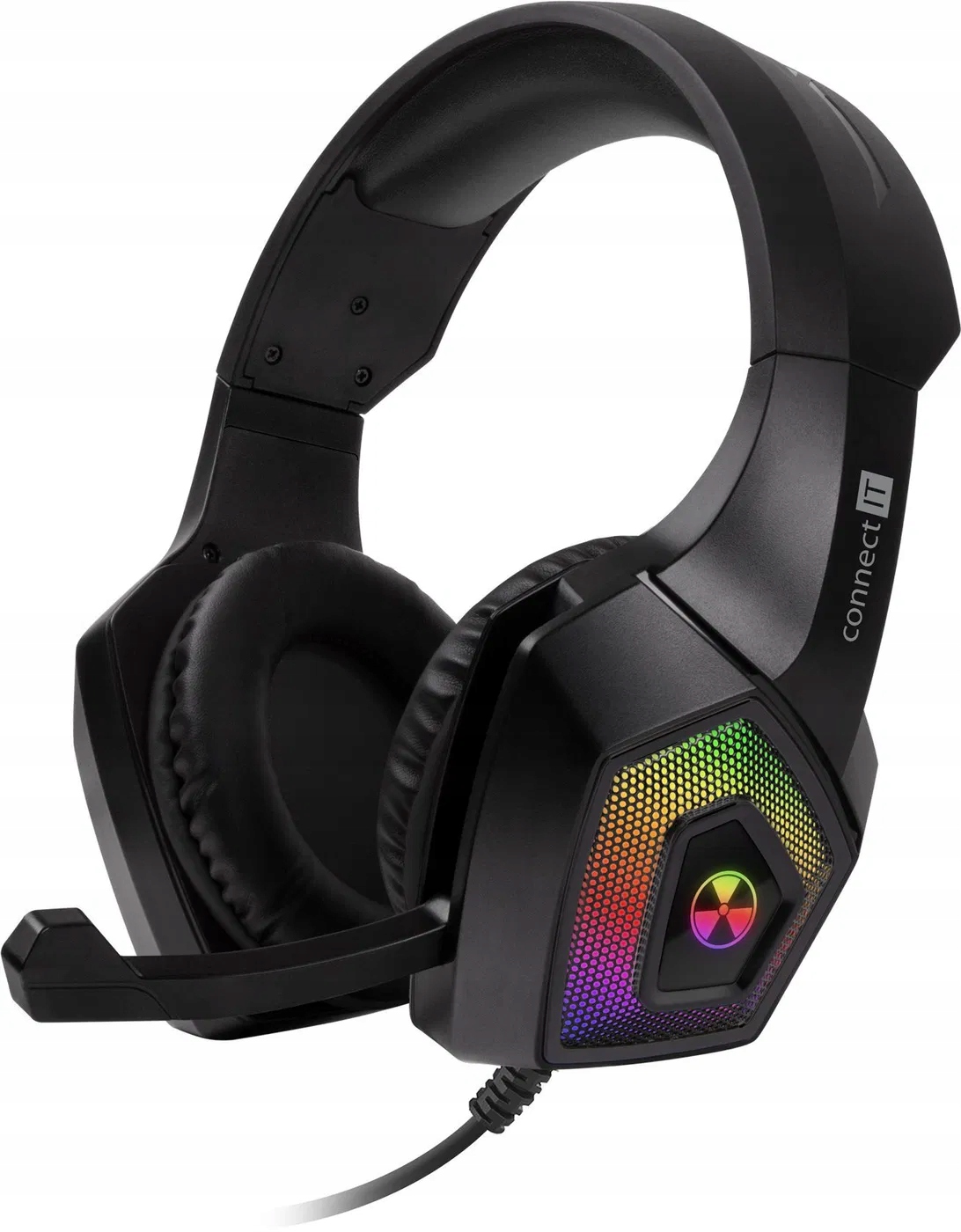 Headset Connect It CHP-5600-BK Battle Rgb Ed. 3, černá
