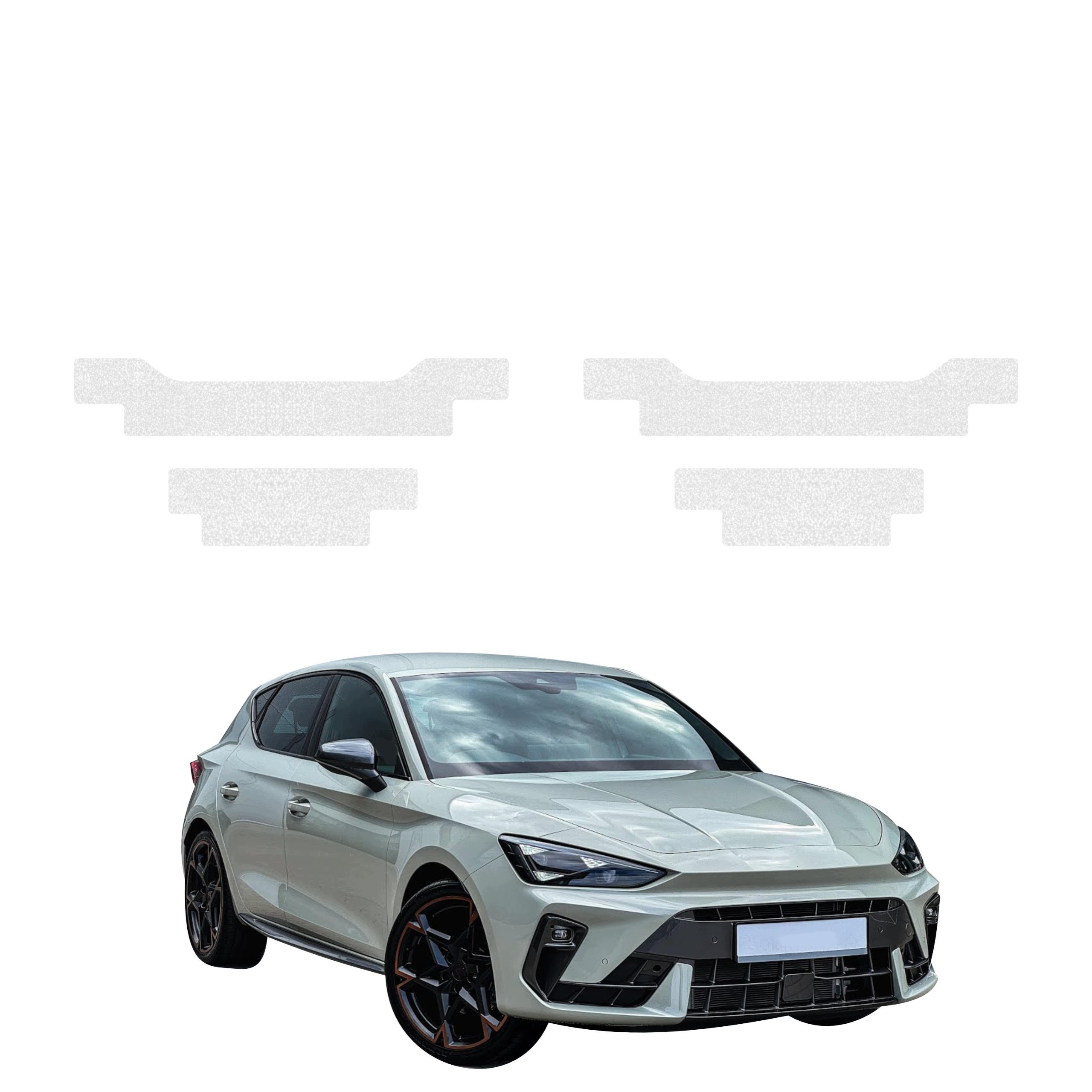 4v1 Povlak na prahy pro Cupra Leon Hatchback (2024-2026) Bezbarvý