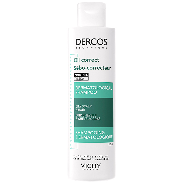 Vichy Dercos Oil Correct Szampon do włosów przetłuszczających się 200 ml