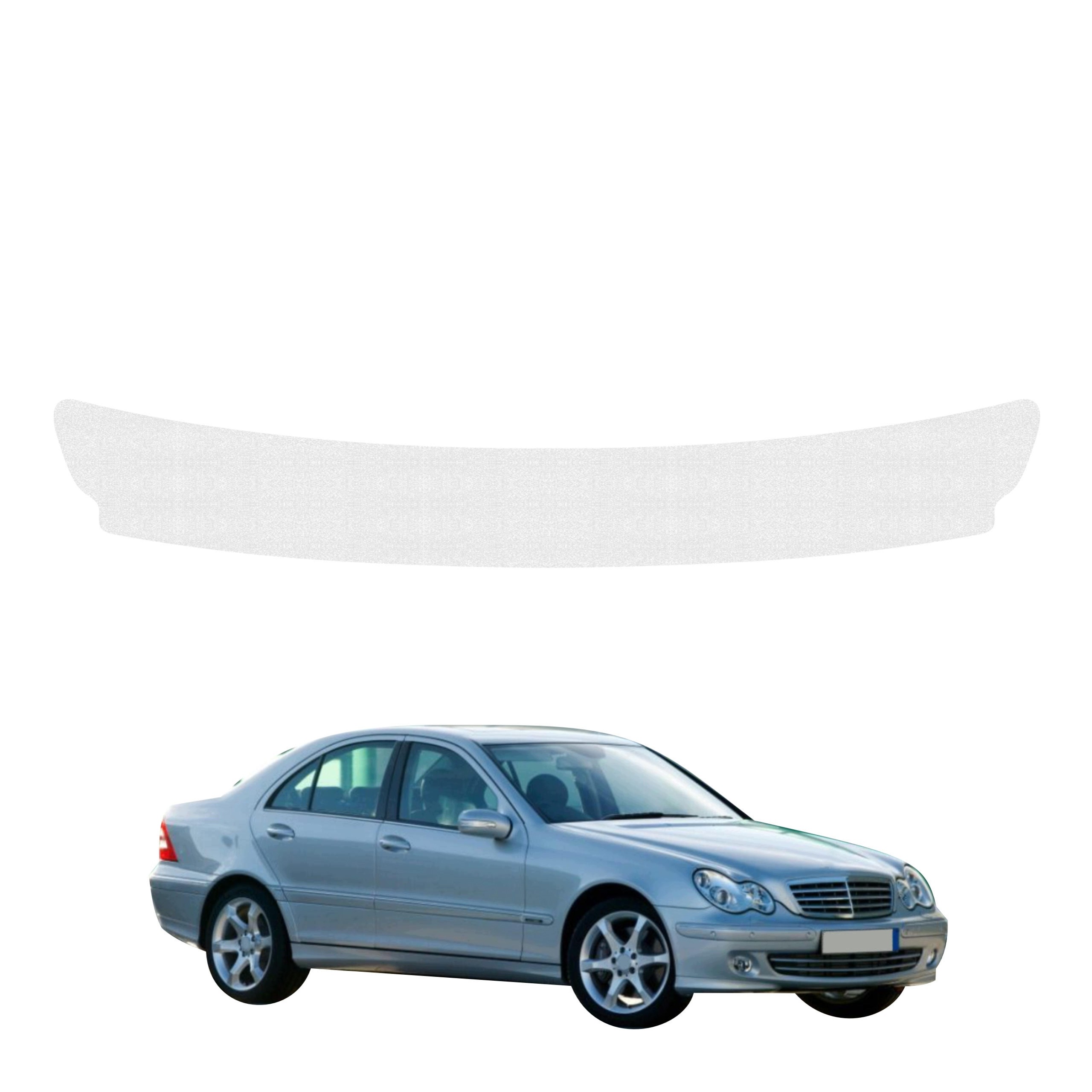 Povlak na práh zavazadlového prostoru pro třídu C W203 Sedan (2000-2007) Bezbarvý