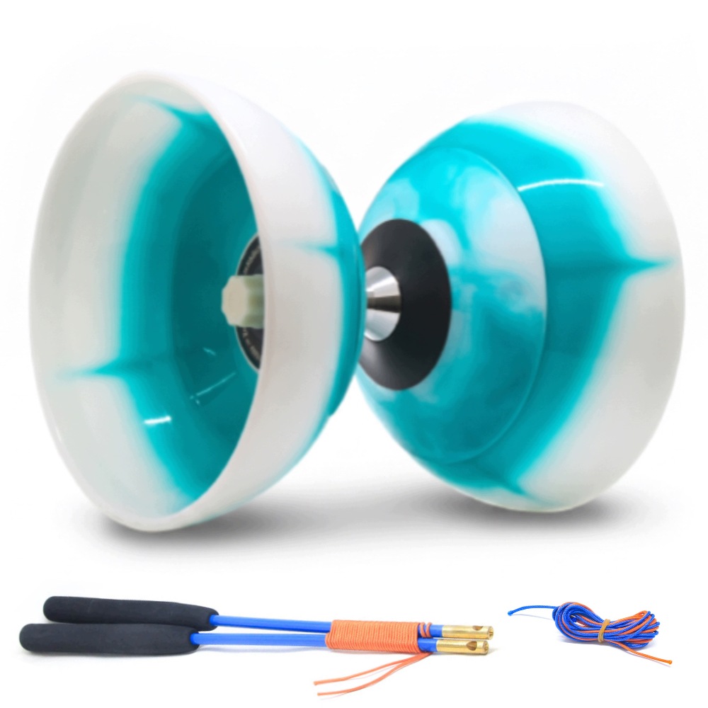 Profi diabolo set na triky SkillAddicts ložisko, diabolo, hůlky, provázky
