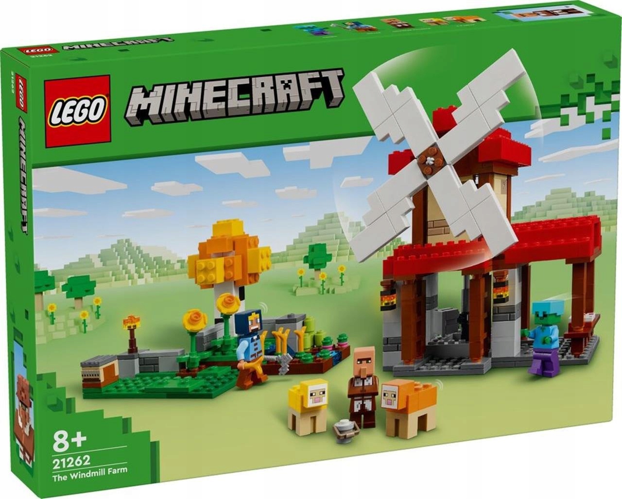 Lego Minecraft 21262 Farma s větrným mlýnem
