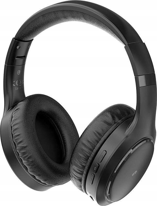 Bezdrátová sluchátka Meliconi Hp Flash Evo 497334, mikrofon, Bt, černá