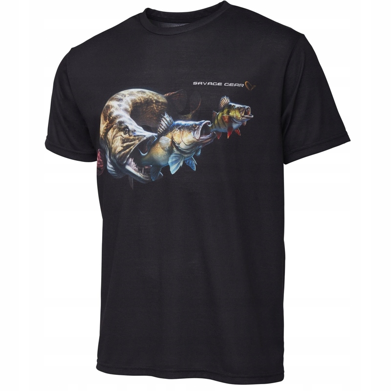 Koszulka Savage Gear Cannibal Tee Black #s