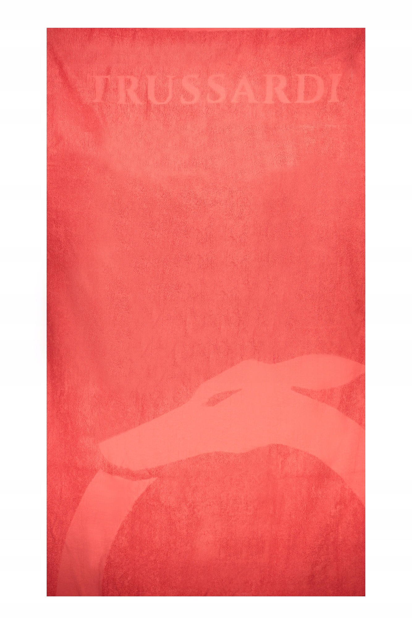 Trussardi TRU2MTW01 Plážová osuška červená 88 x 190 cm