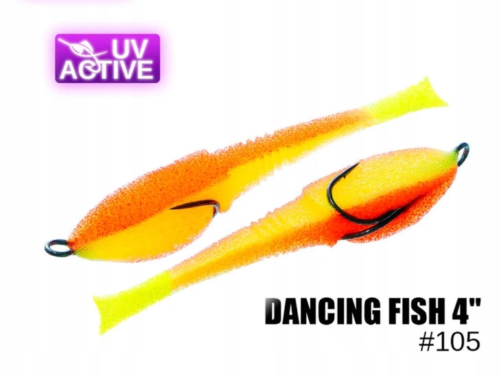 Piankowa przynęta 105 Dancing Fish 4" (5 szt./opak.)