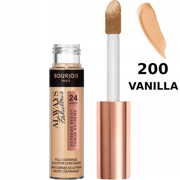 Bourjois Korektor do twarzy kryjący Always Fabulous 200 Vanilla