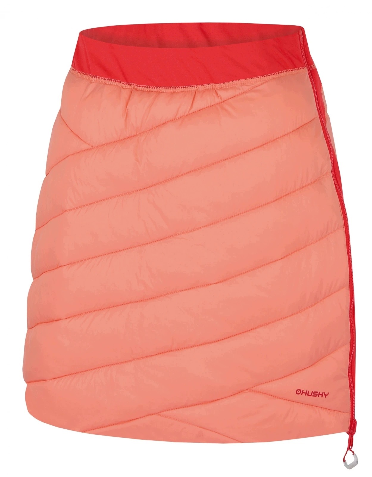 Husky Dámská oboustranná zimní sukně Freez L light orange/red Velikost: XL