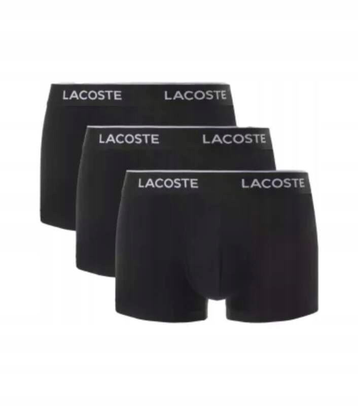 Lacoste 5H1300 Boxer 3 Pack černé