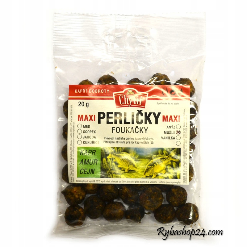 Perličky foukačky Maxi 20g, Mušle