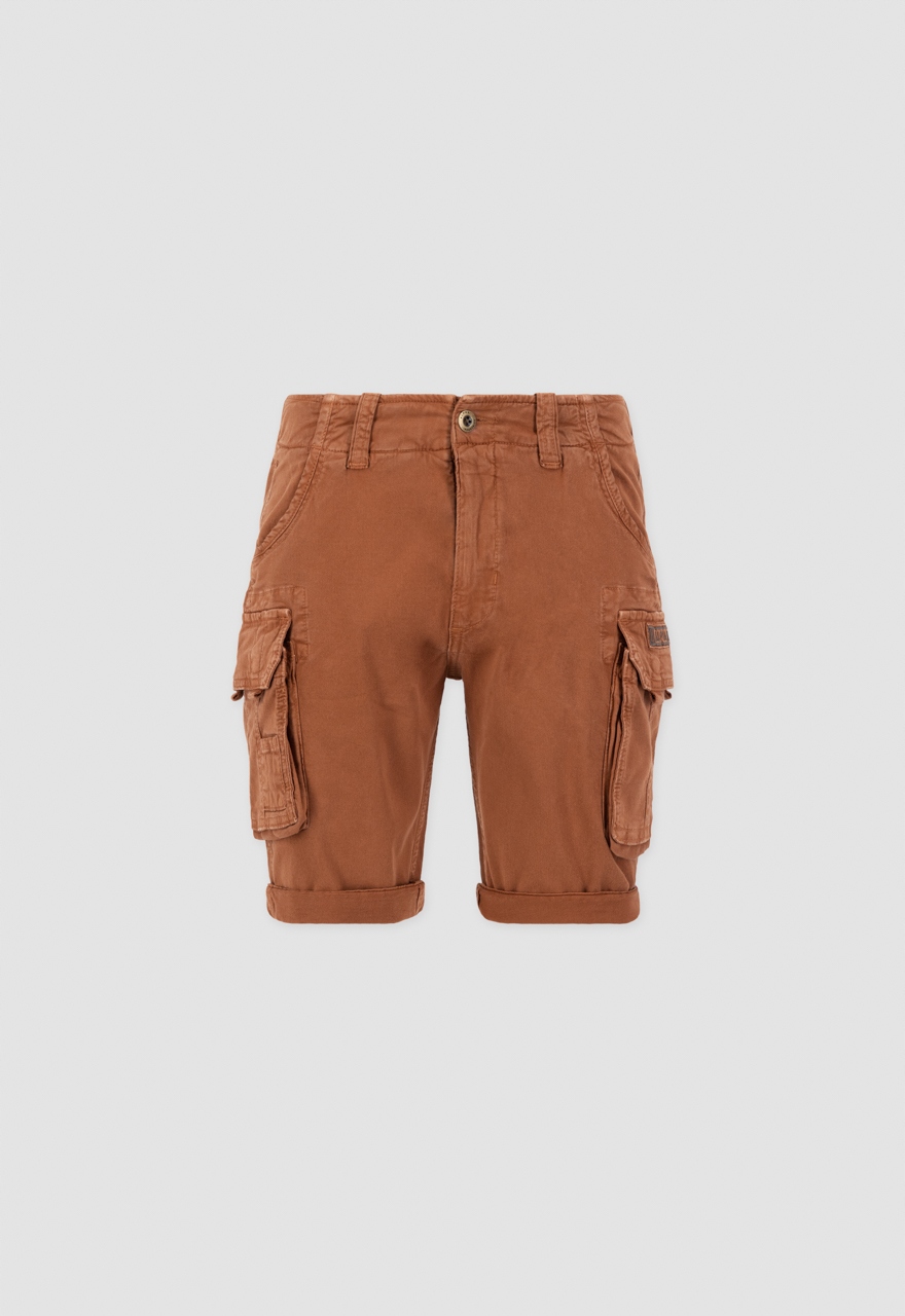šortky Alpha Industries Crew Short oříškově hnědá 31