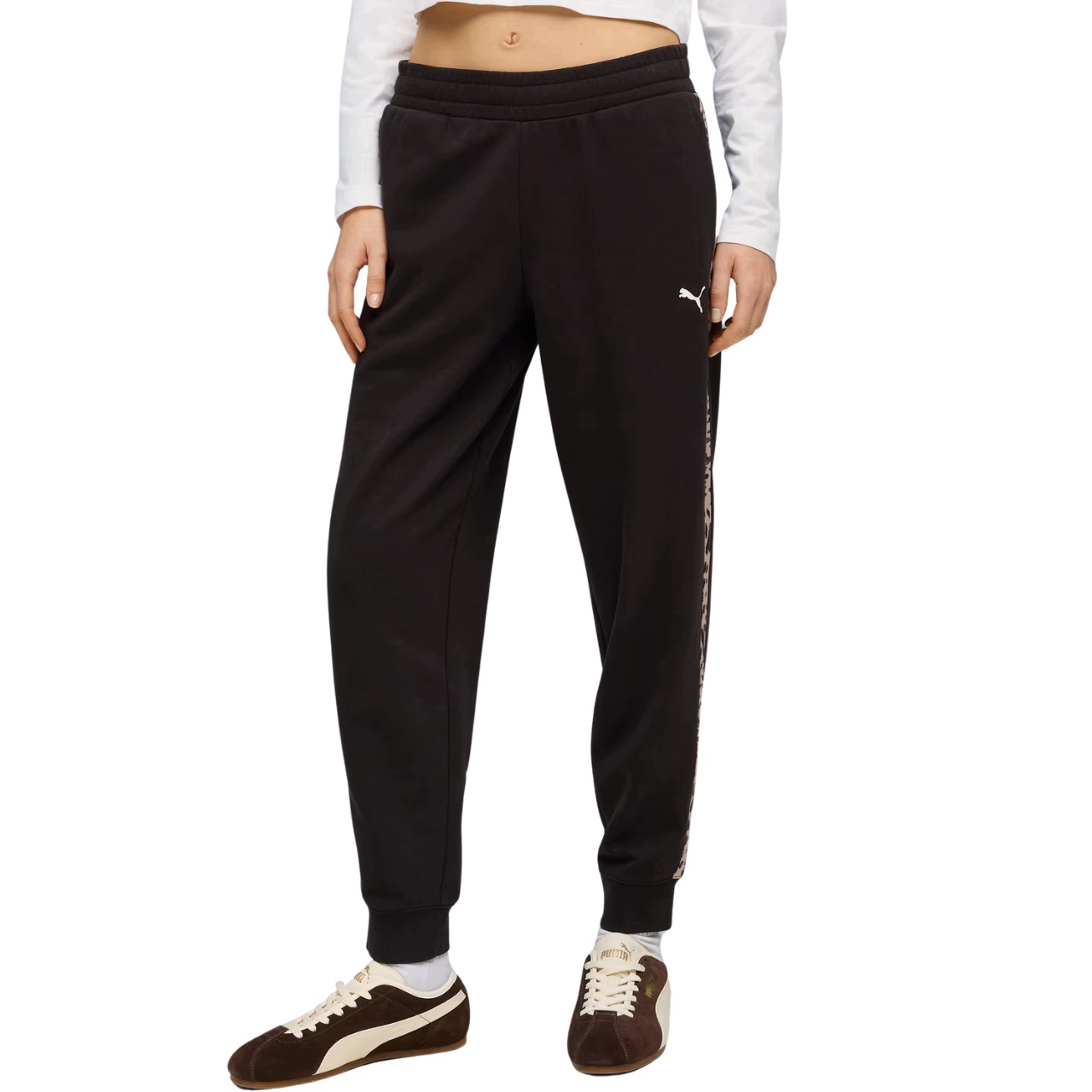 Dámské kalhoty Puma Graphic Animal Comfort Sportovní tepláky vel XL