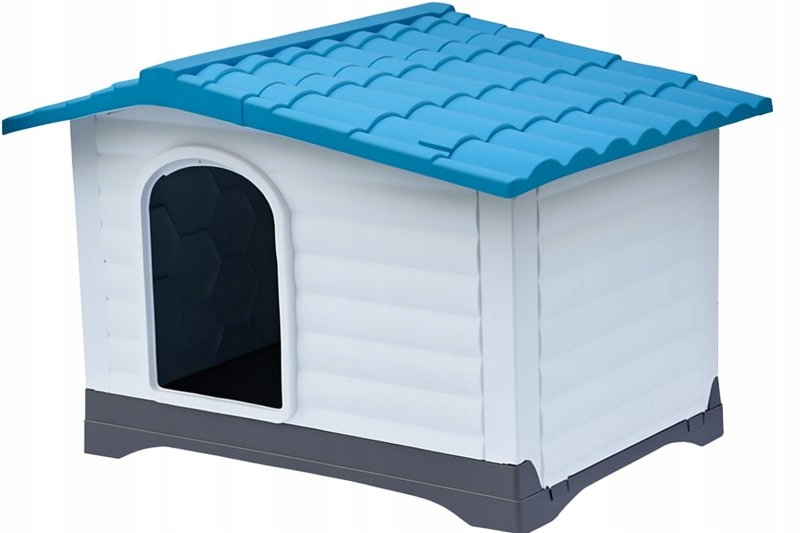 Levně Max 424 plastová bouda pro psa modrá 111 x 84 x 81 cm
