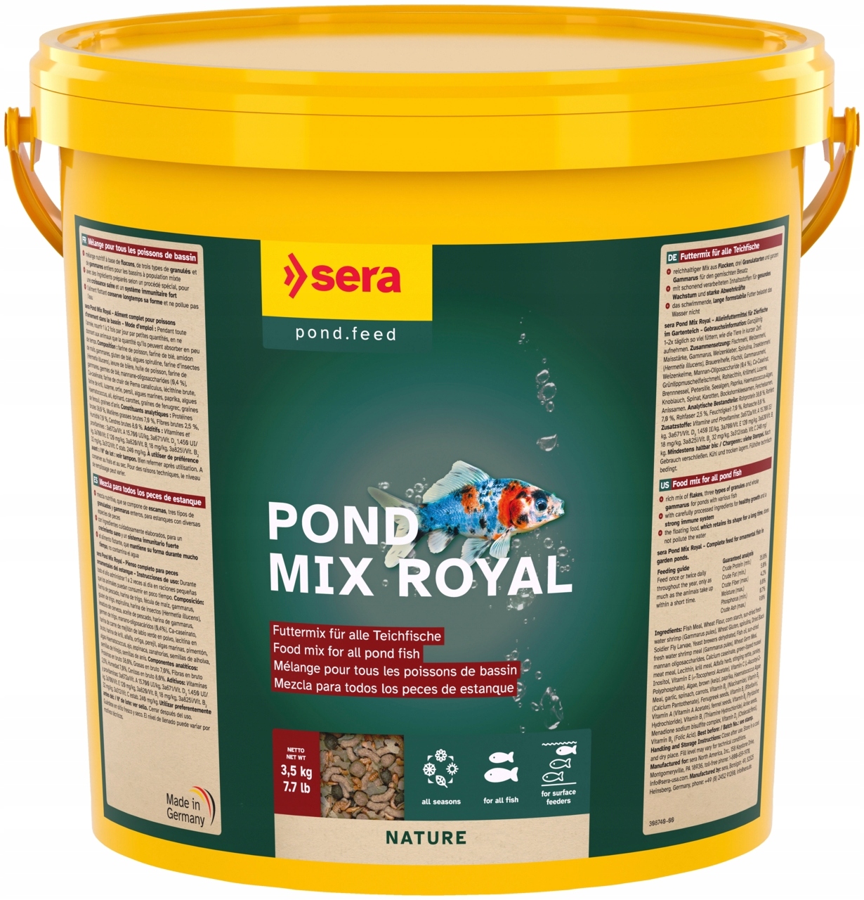 Sera Pond Mix Royal Nature 21 l