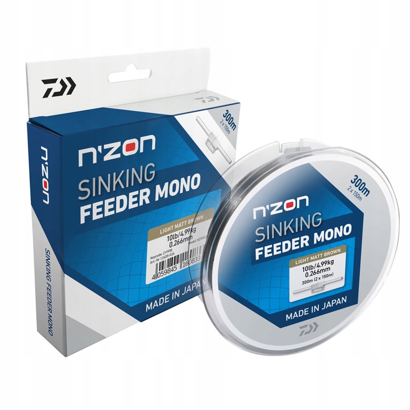 Daiwa N'zon Sinking Feeder Mono 300m 0.18mm