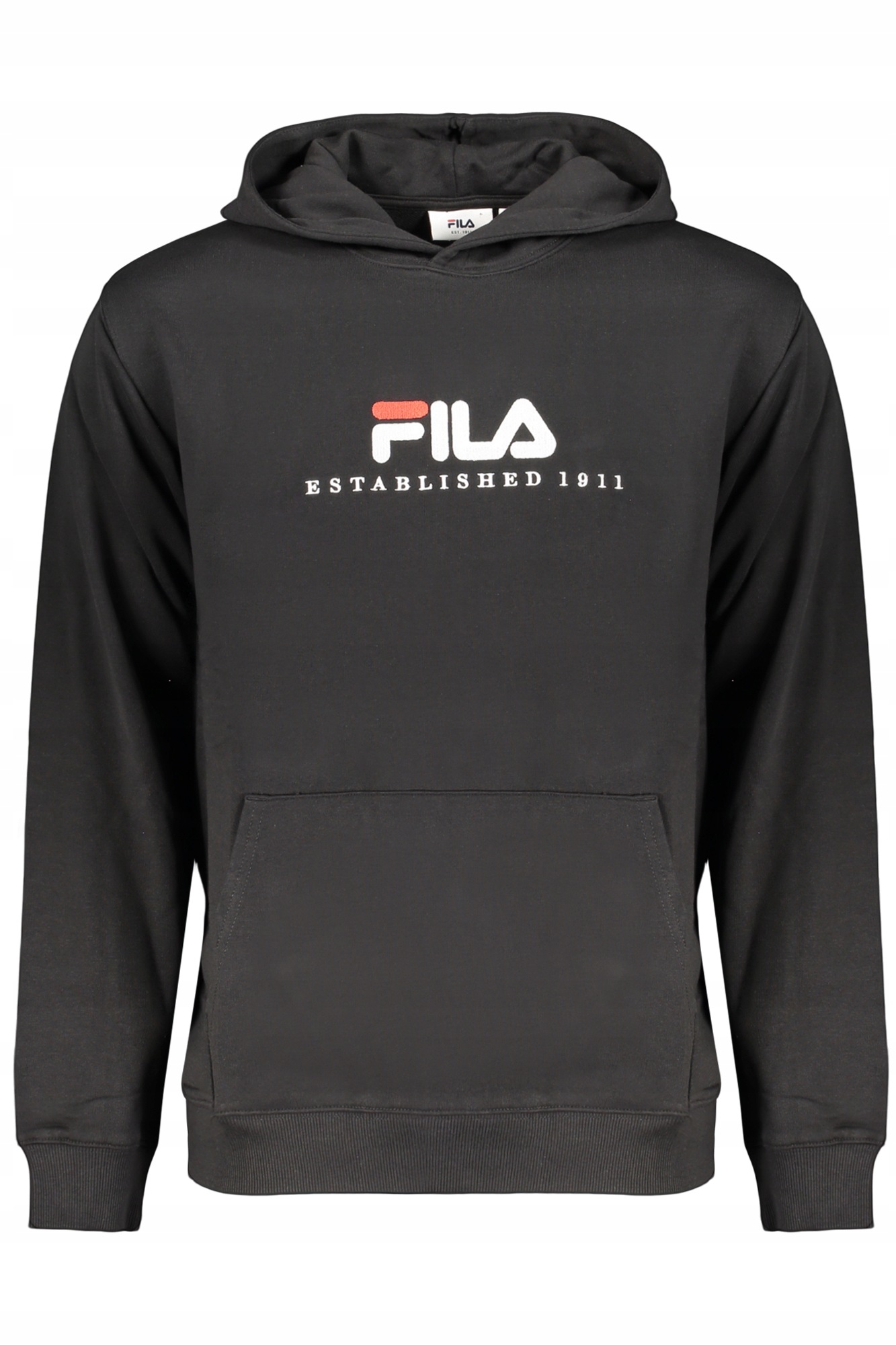 Fila FAU0227 Pánská mikina s kapucí černá S