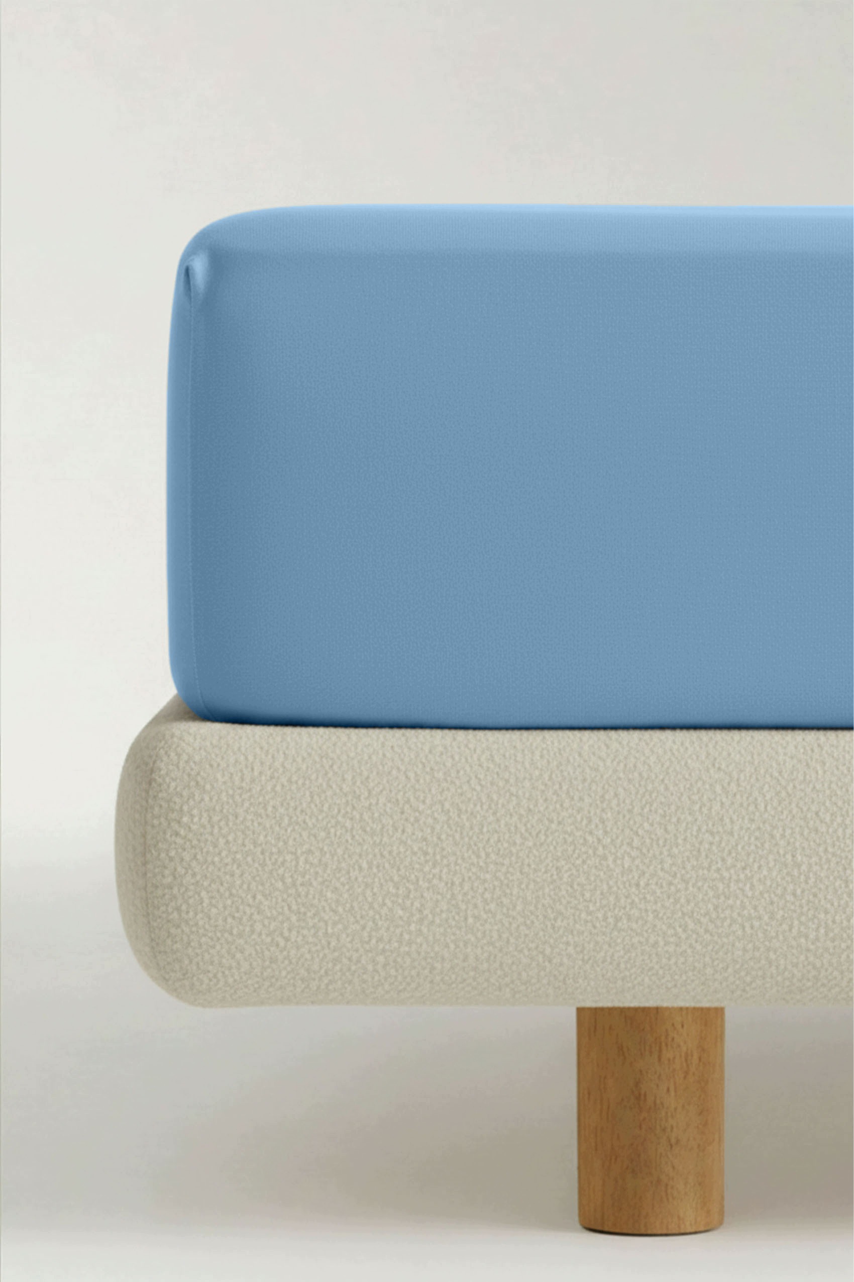 Prostěradlo Jersey 100% Bavlna 180GSM 200x200x30 Světle Modrá