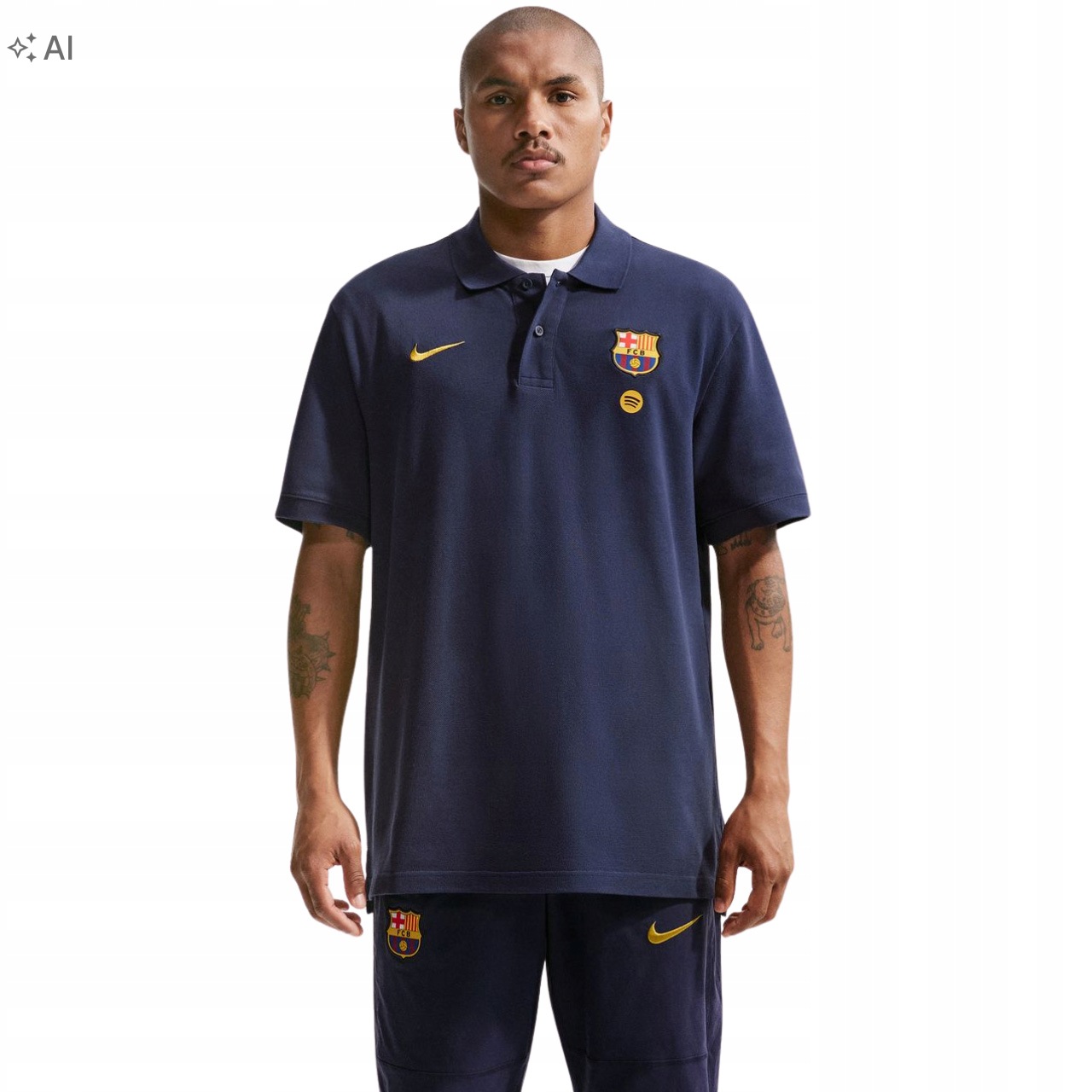 Koszulka Męska Nike Fc Barcelona Club Bawełniana Kibica Casual roz. M