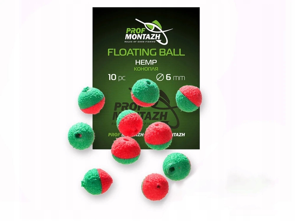 Plovoucí kulička s konopím 6 mm