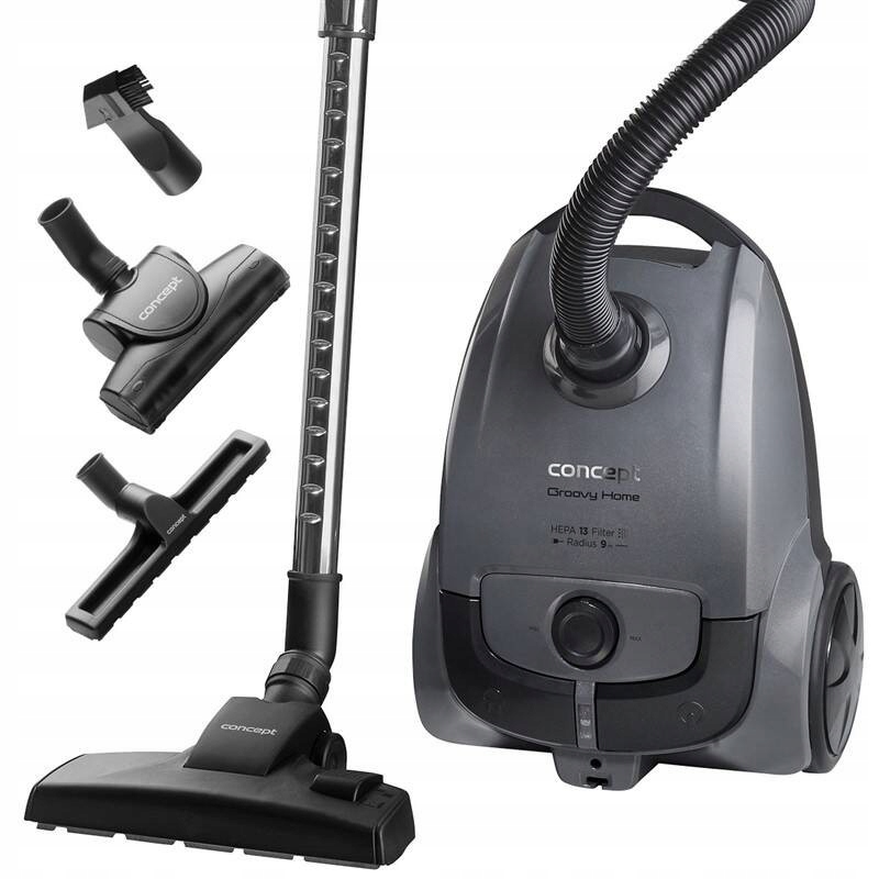 Podlahový vysavač Concept VP8338 Groovy Home, 700 W, šedý