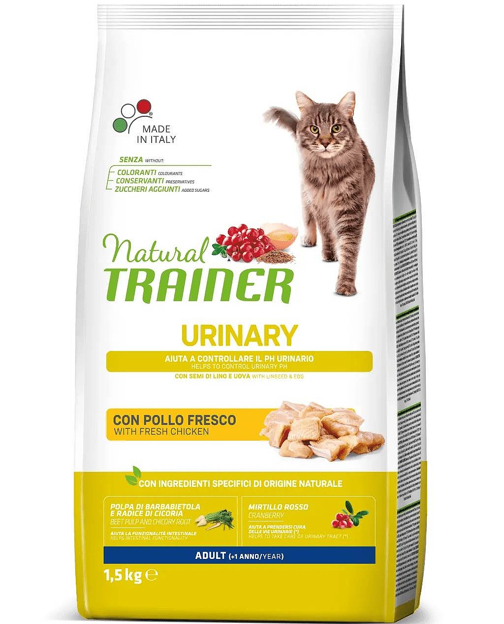 Levně Trainer Natural Cat Urinary kuřecí 1,5kg