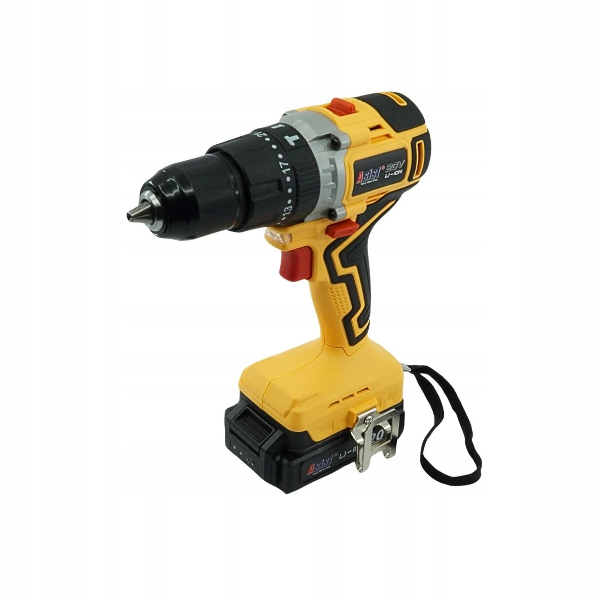 Aku Gang AE2V20AB-201P-BMC Aku vrtačka s příklepem 20 V, 2,0 Ah Start Set