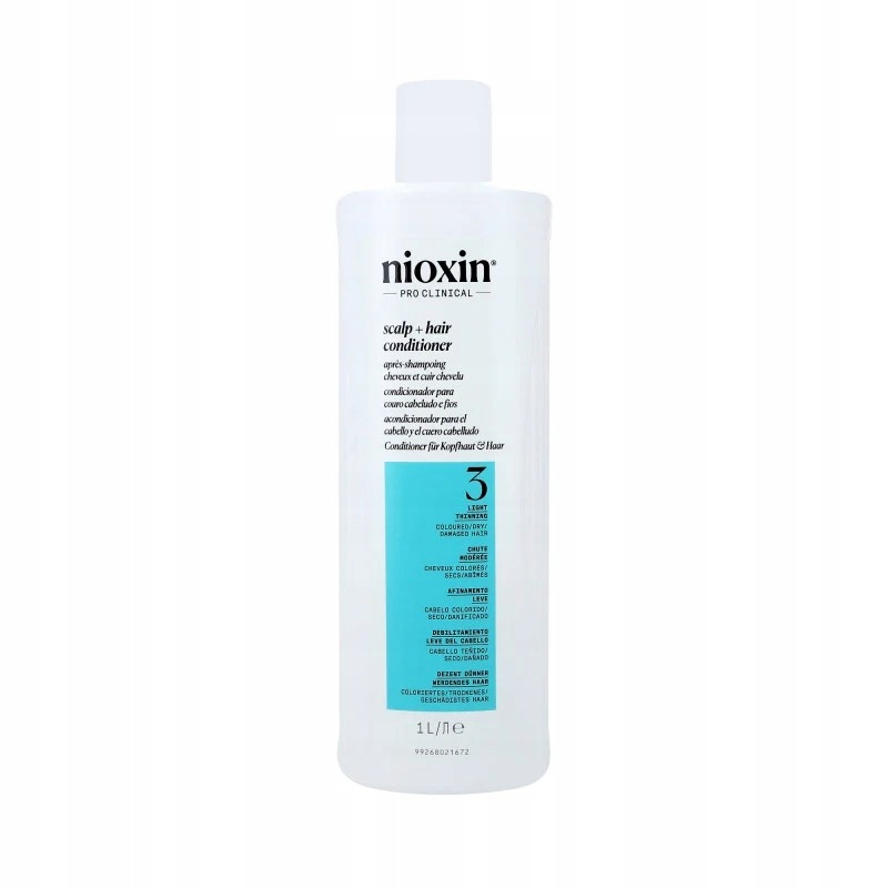 Nioxin Pro Clinical 3 kondicionér pro barvené vlasy 1000 ml
