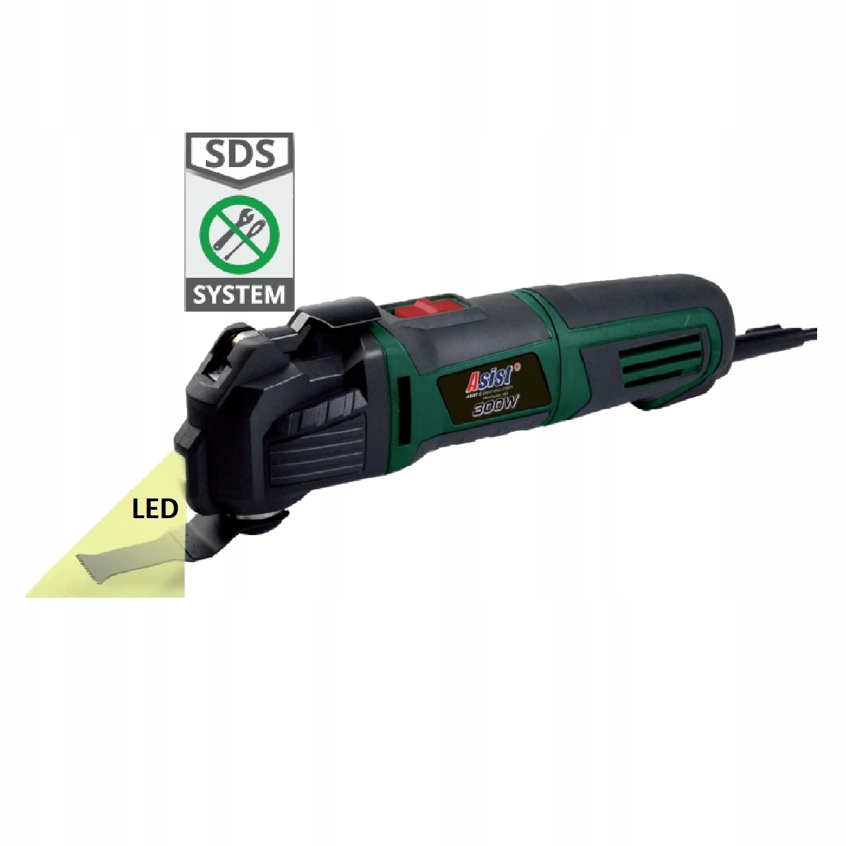 AE3M30SDS-BMC Oscilační bruska 300 W, 11 ks příslušenství