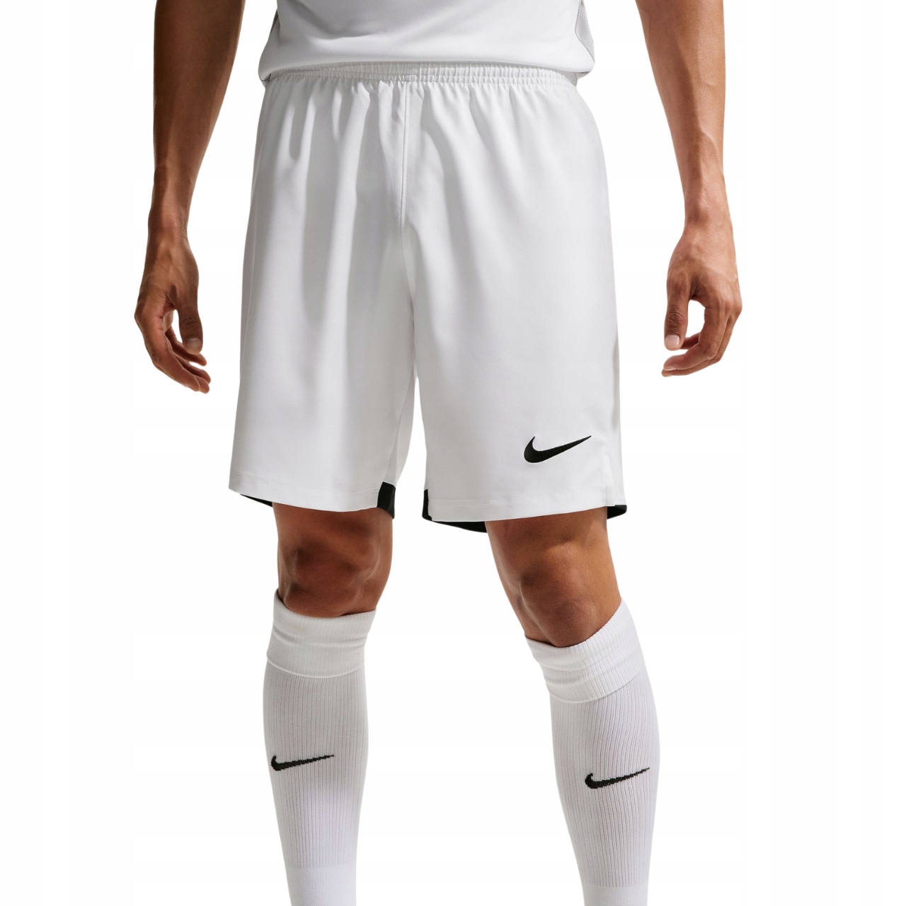 Spodenki Męskie Nike Do Biegania Białe Dri-Fit Laser VI Sportowe roz. L