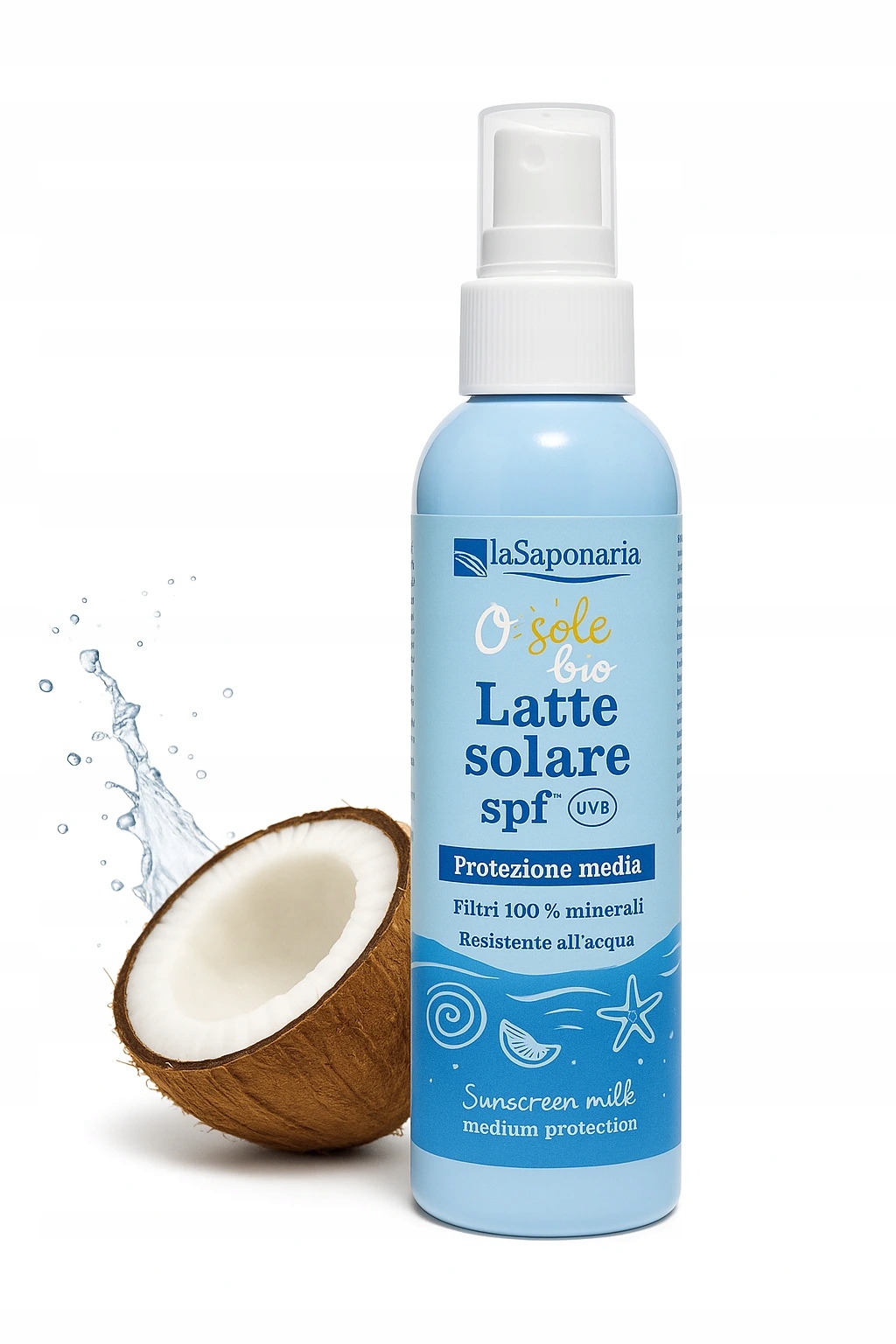 Opalovací mléko La Saponaria Spf 20