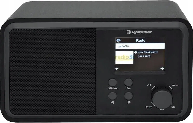Internetové rádio Roadstar IR-390D+BT/BK, Dab+, Fm, Usb, černé