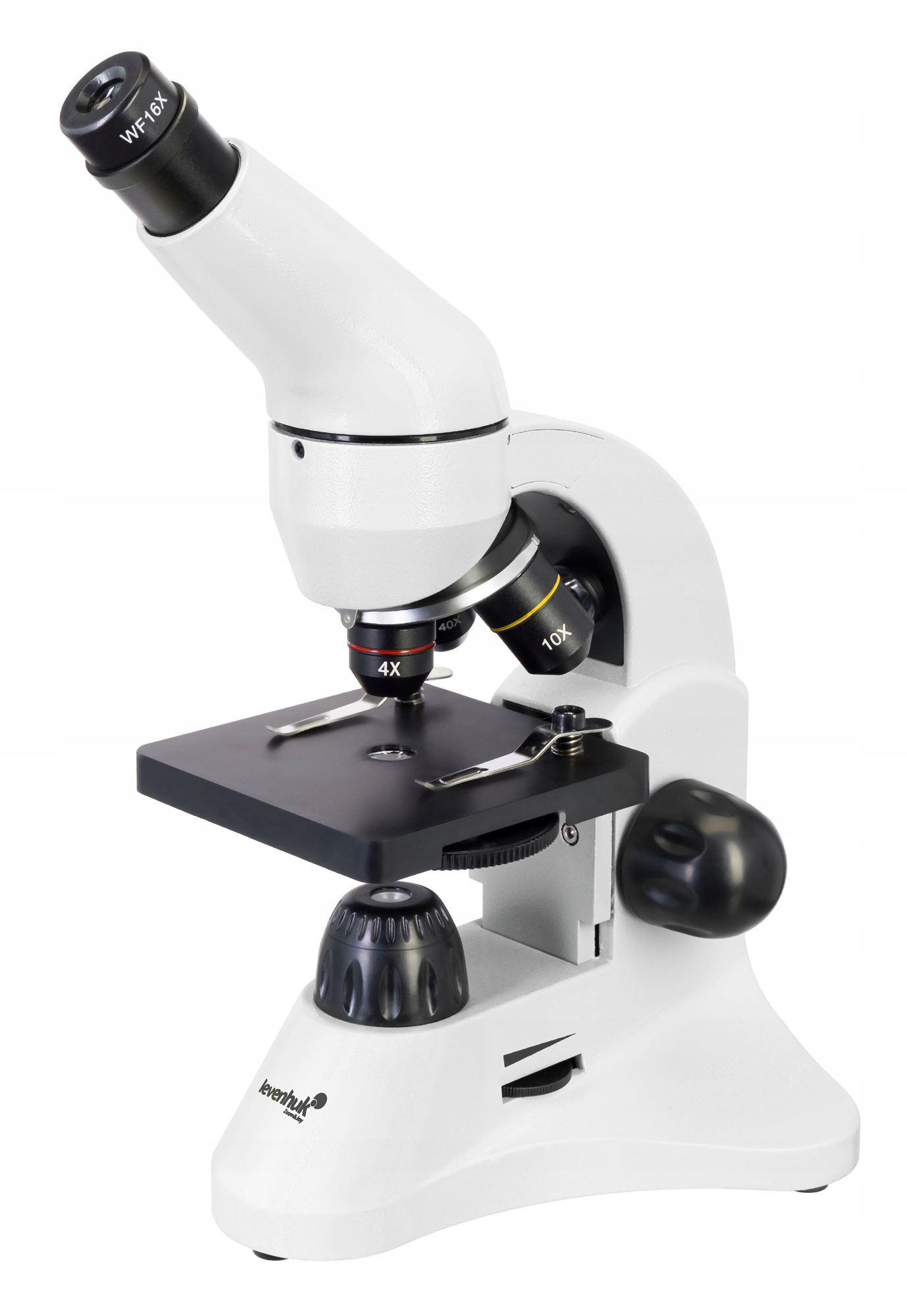 Biologický mikroskop Levenhuk 50L Plus – kovový, Led, 64–1280x